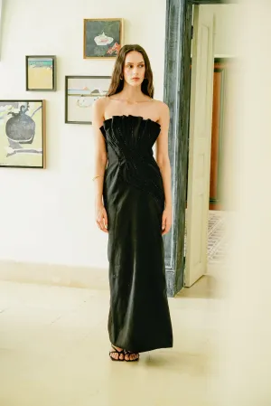 Stretchable Branchage Dress