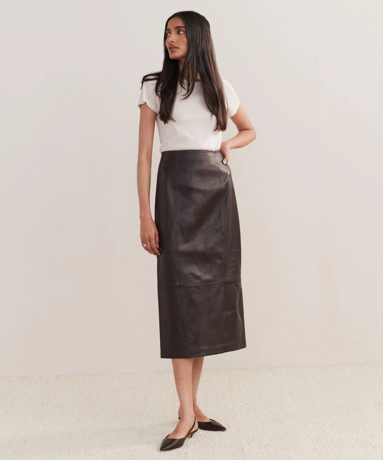 Leather Sienna Skirt FlexFoamPadding