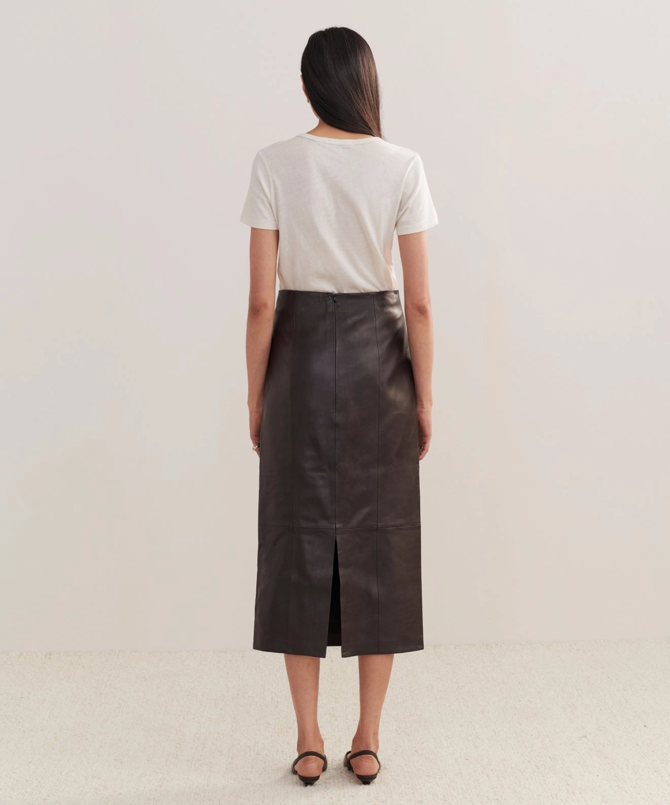 Leather Sienna Skirt Relaxed Style Comfy All-Day