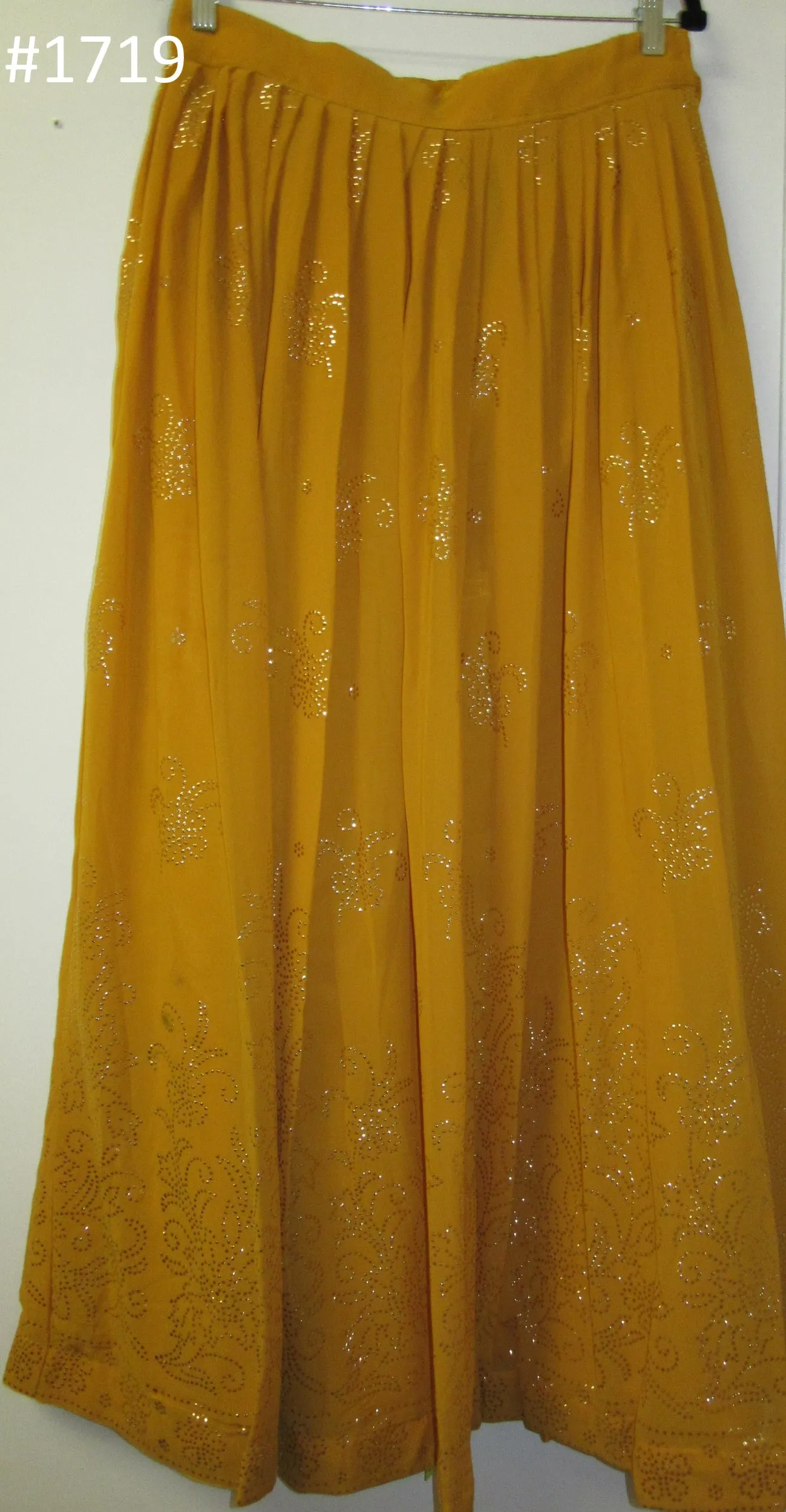Lehenga 5801719 Mustard Georgette Lehenga Set Small Size Choli