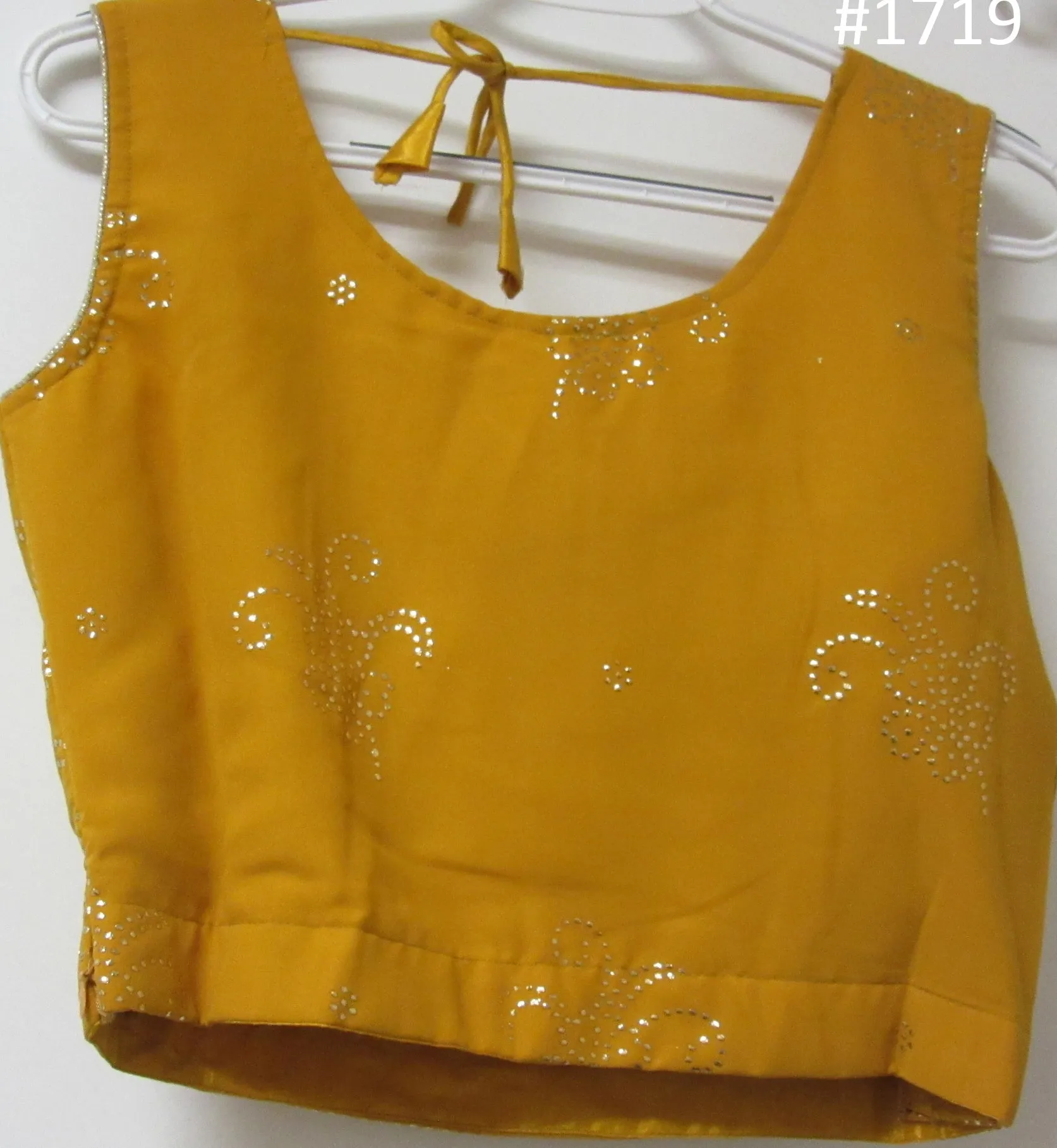 Lehenga 5801719 Mustard Georgette Lehenga Set Small Size Choli