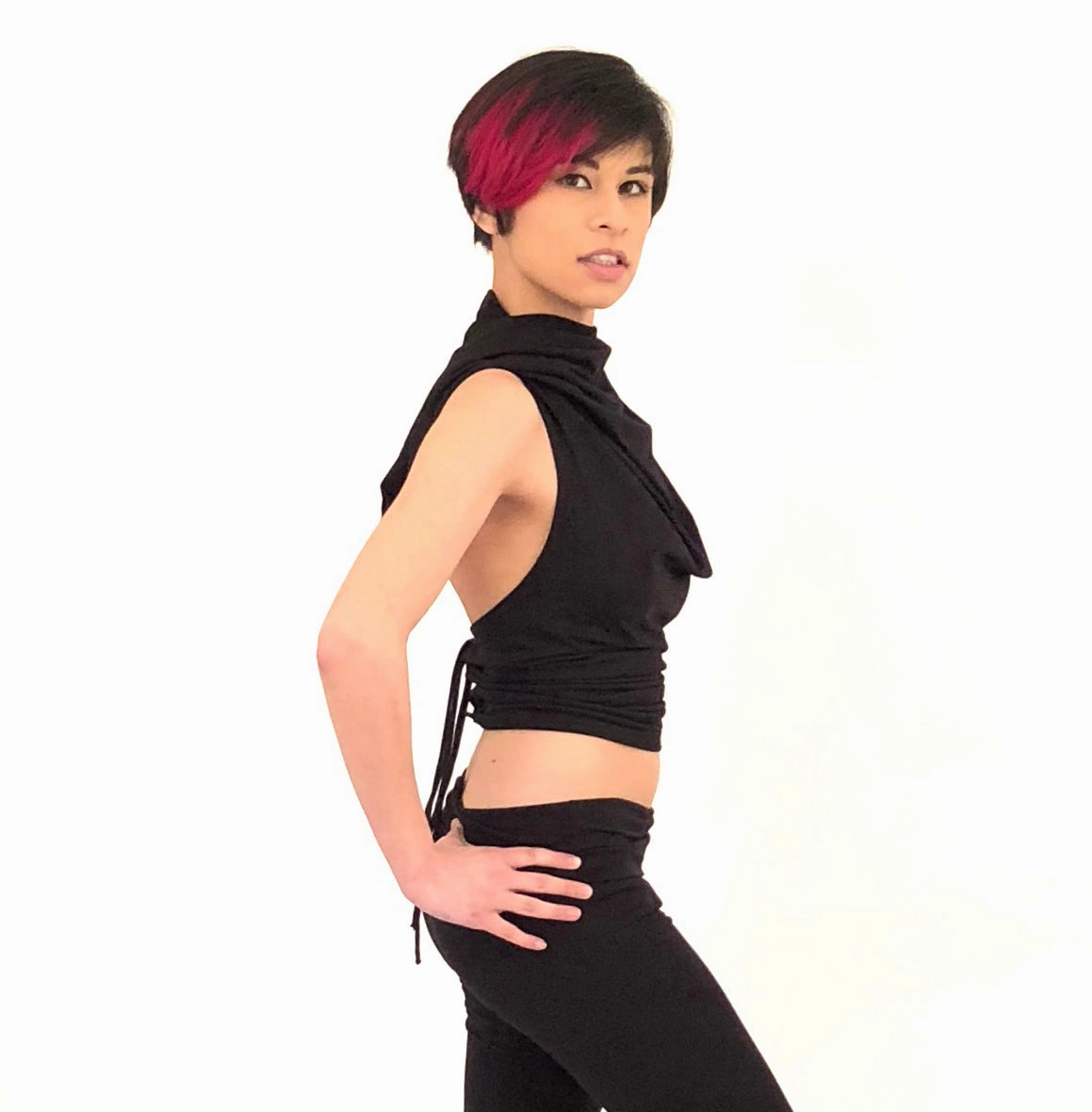 Airflow Weave Pattern Leia Top