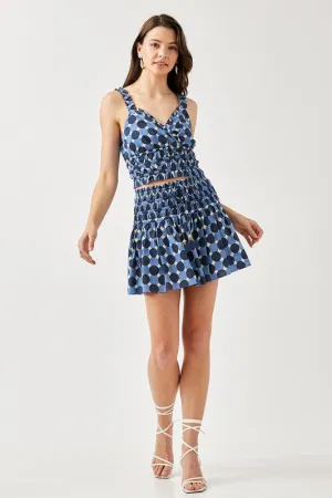 Leigh Printed Ruffled Skorts