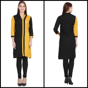 Lemon Tart Clothing LTK104 Color Block Detail Stitched Kurti