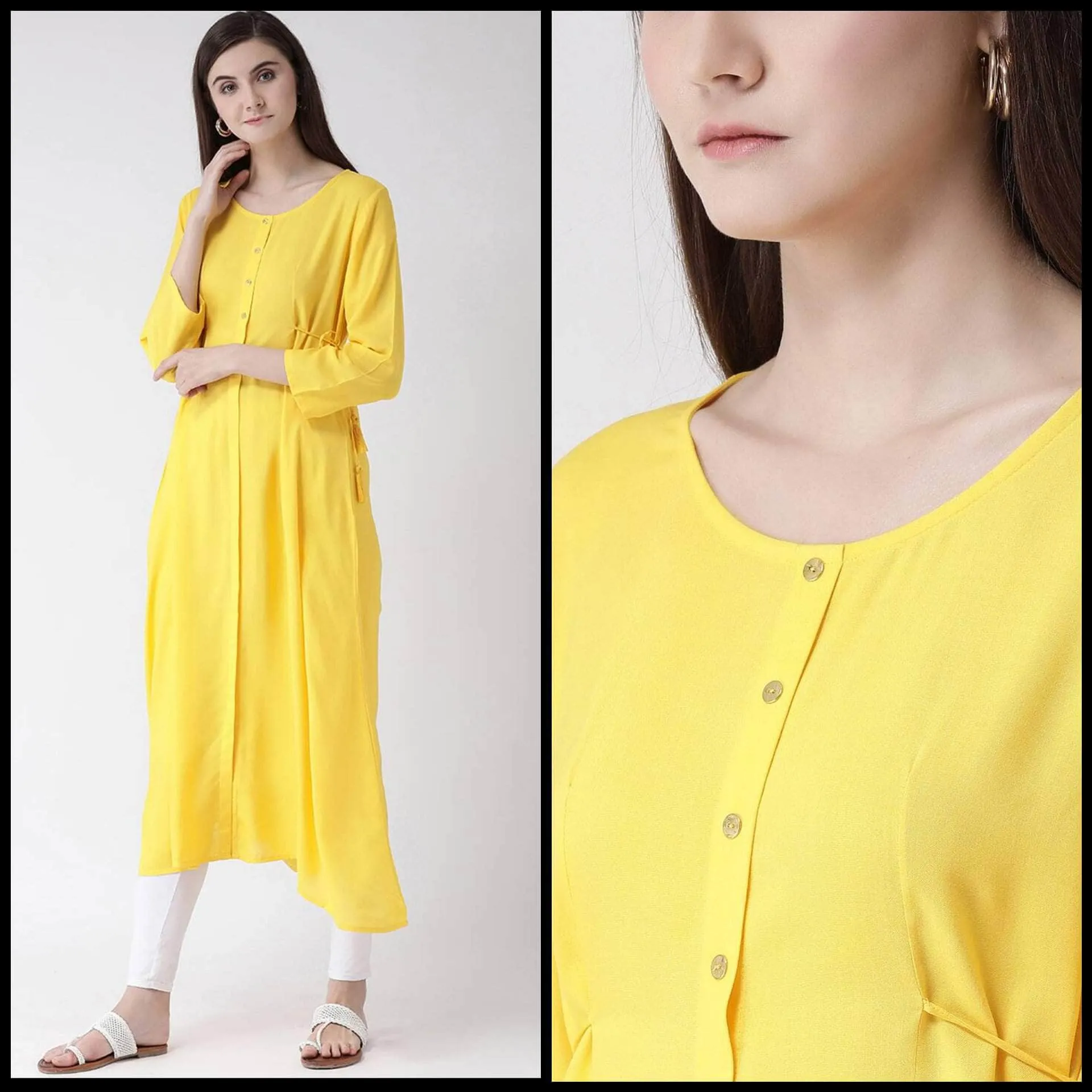 Lemon Tart Clothing LTK107 Stitch Detail Stitched Kurti