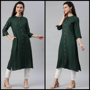 Lemon Tart Clothing LTK117 Button Detail Stitched Kurti