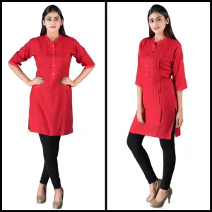 Lemon Tart Clothing LTK126 Pintuck Detail Stitched Kurti