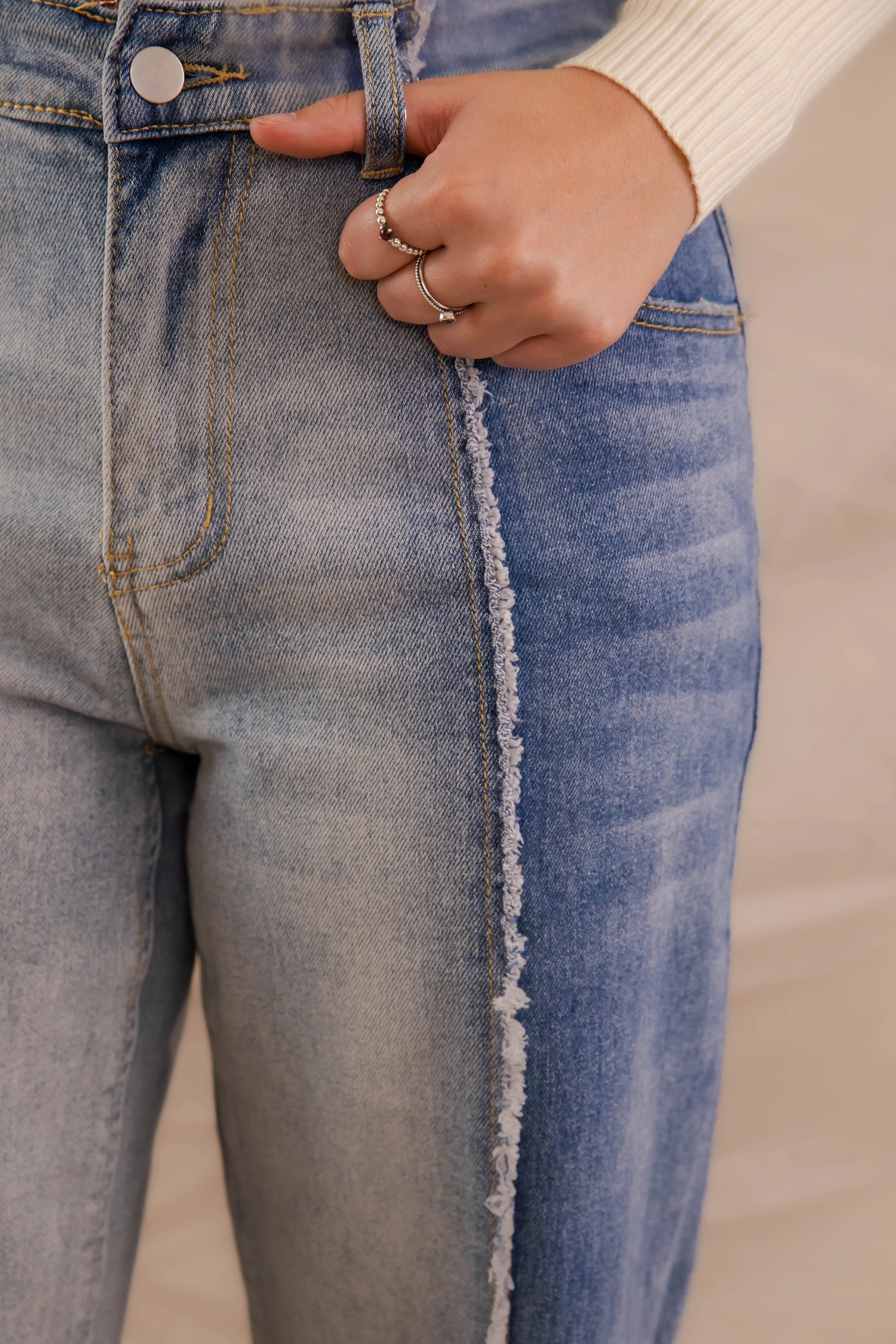 Let's Pretend Denim DoubleLayeredFabric