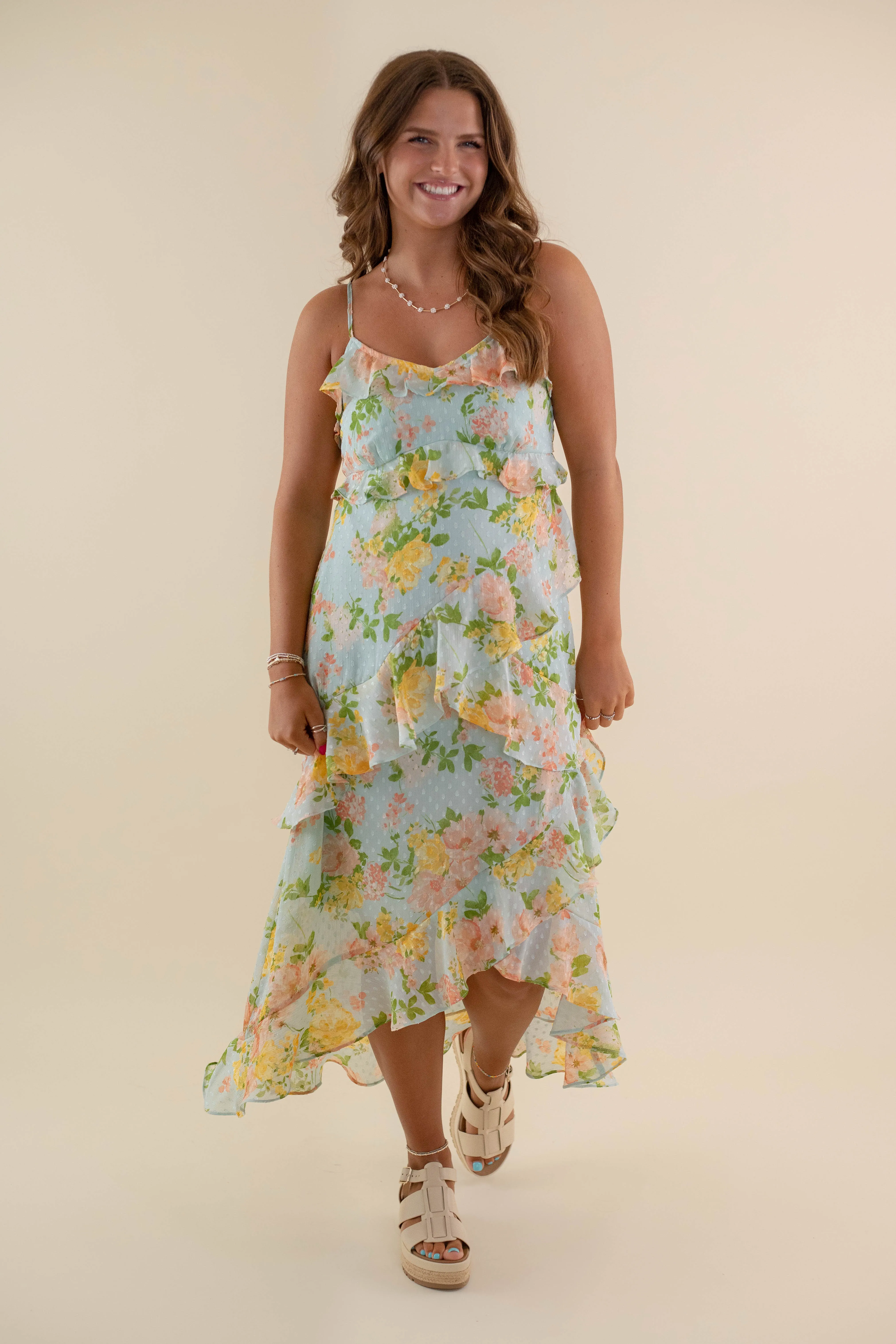Cotton Touch Stretch-Recovery Let's Be Clear Midi Dress