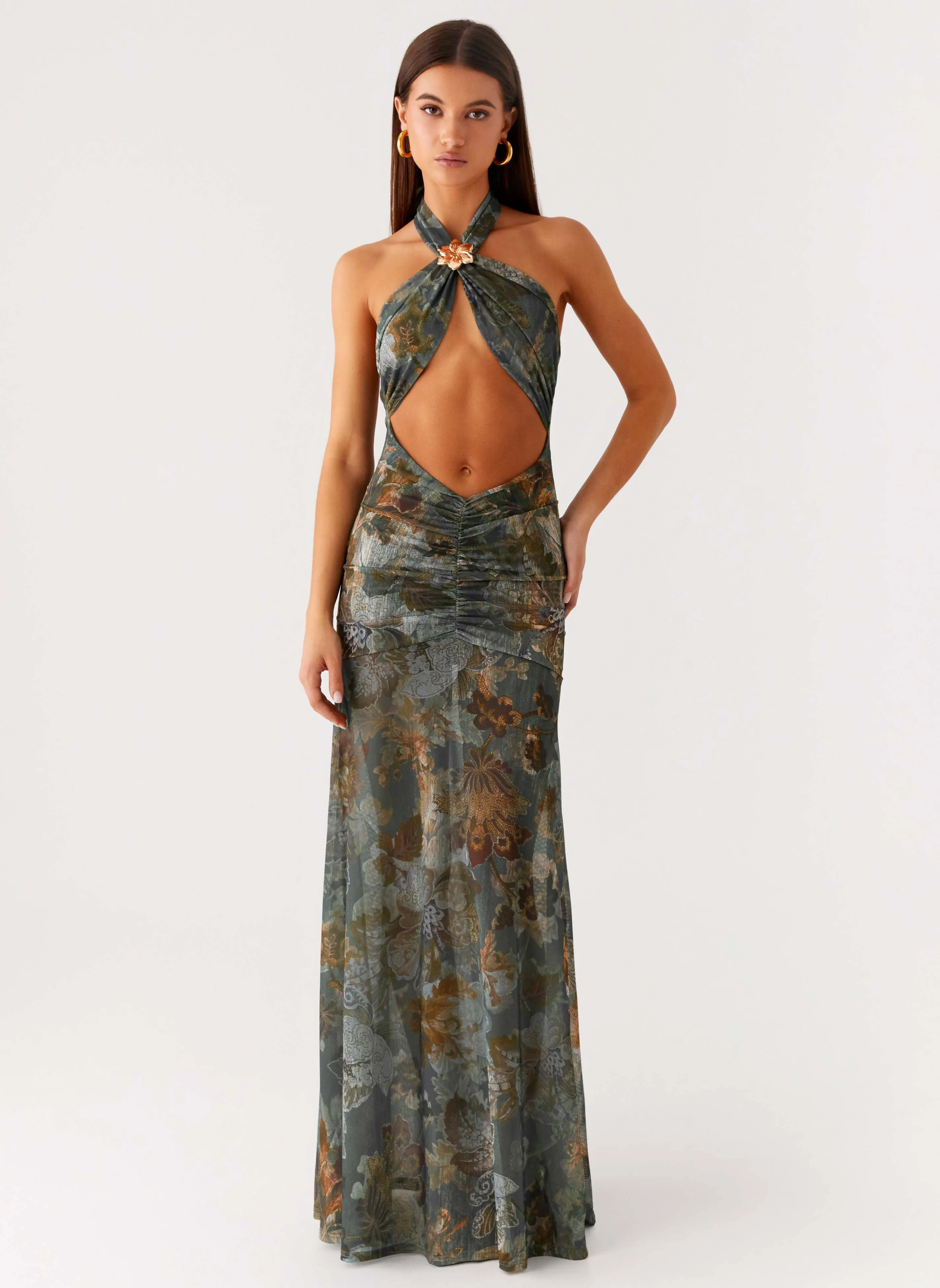 Cool Season Mariam Maxi Dress - Vintage Blossom