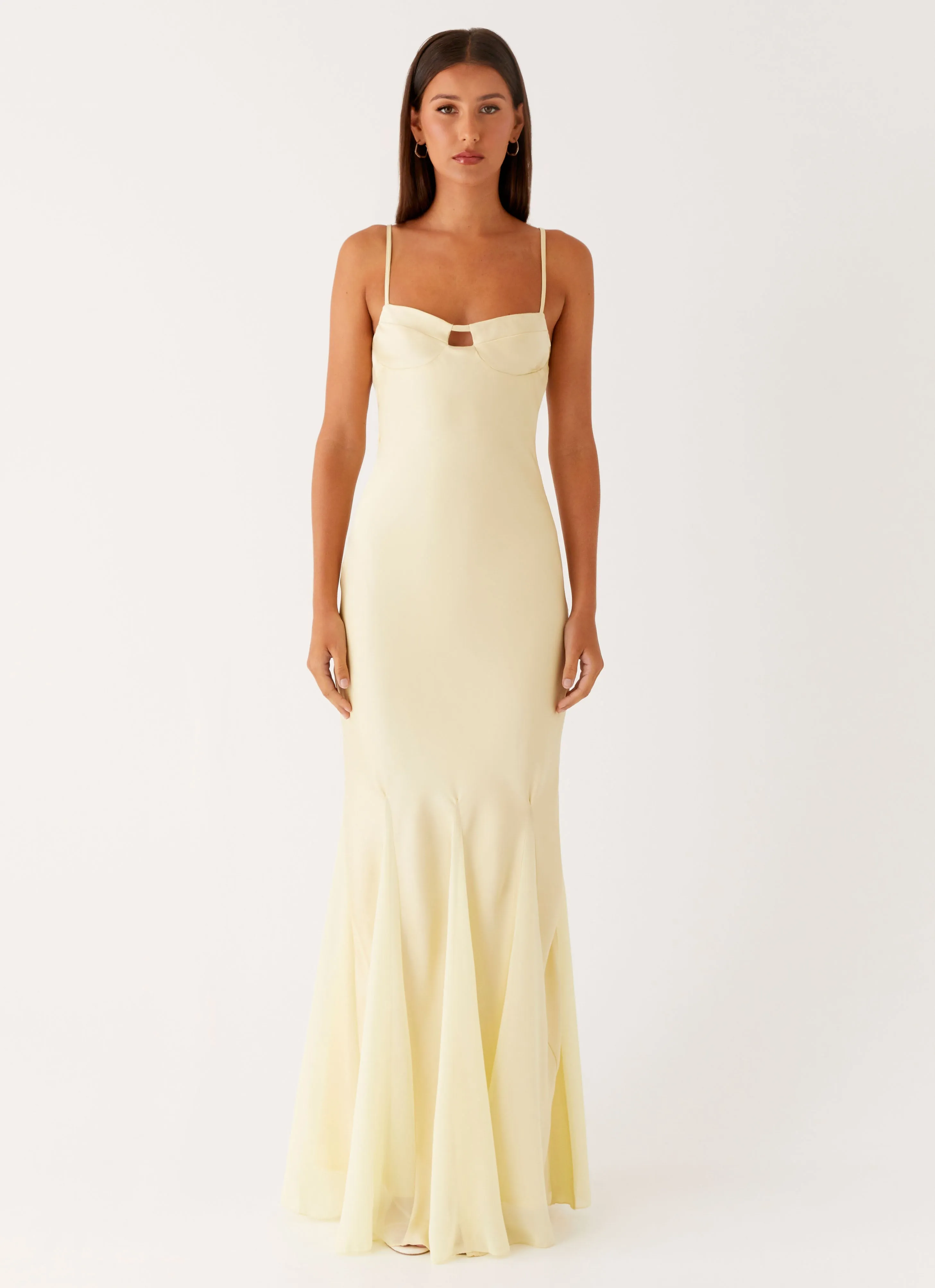 Ravello Maxi Dress - Sunny Yellow Elegant Finish Lace Ease