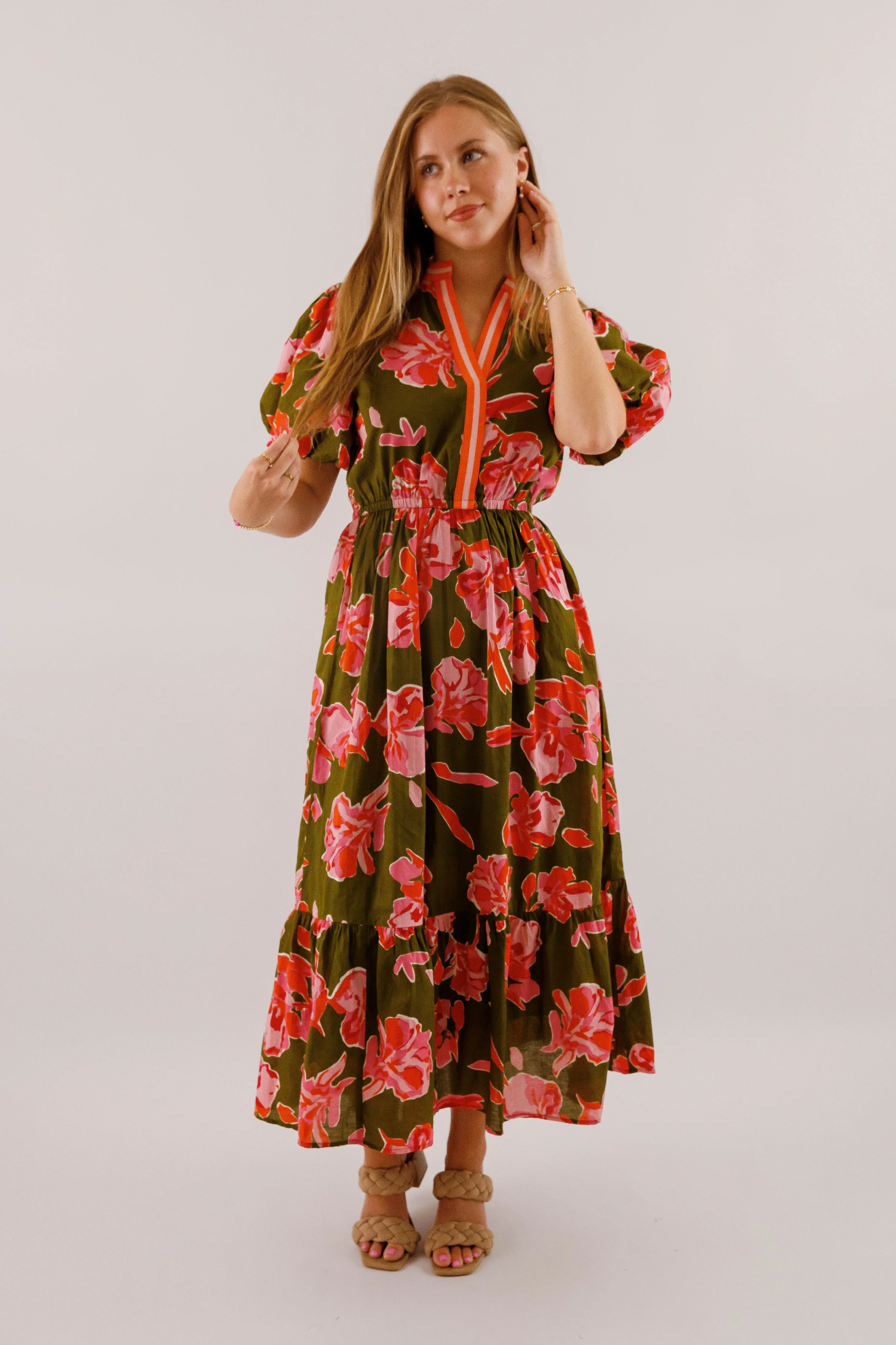 Exciting Opportunities Midi Dress Quiet Mood