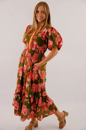 Exciting Opportunities Midi Dress Timeless Beauty