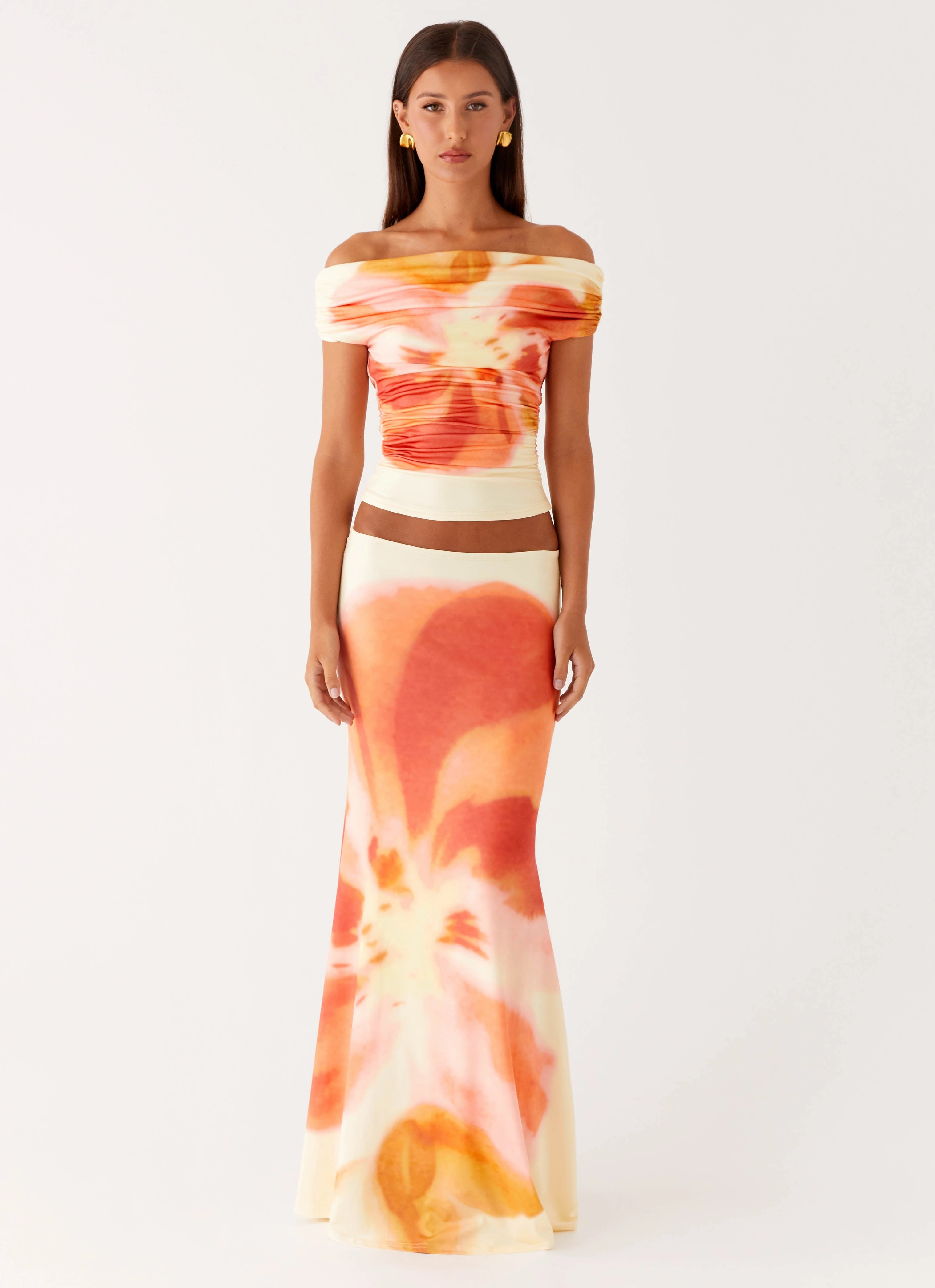 Moka Maxi Skirt - Mimosa Blossom Athletic Flex Wear