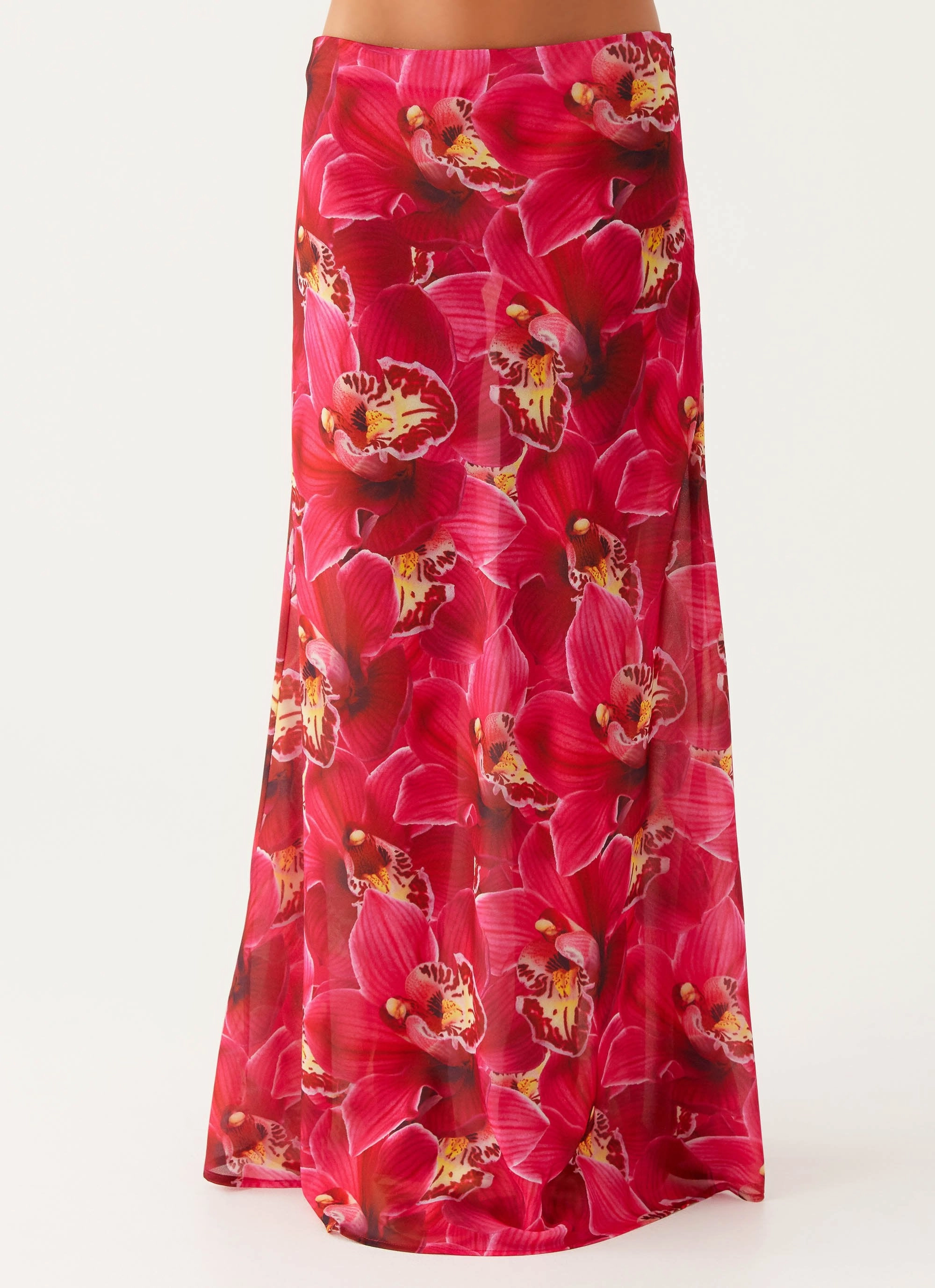 Cozy Comfort FlexibleKneePanels Ashley Maxi Skirt - Orchid Pink