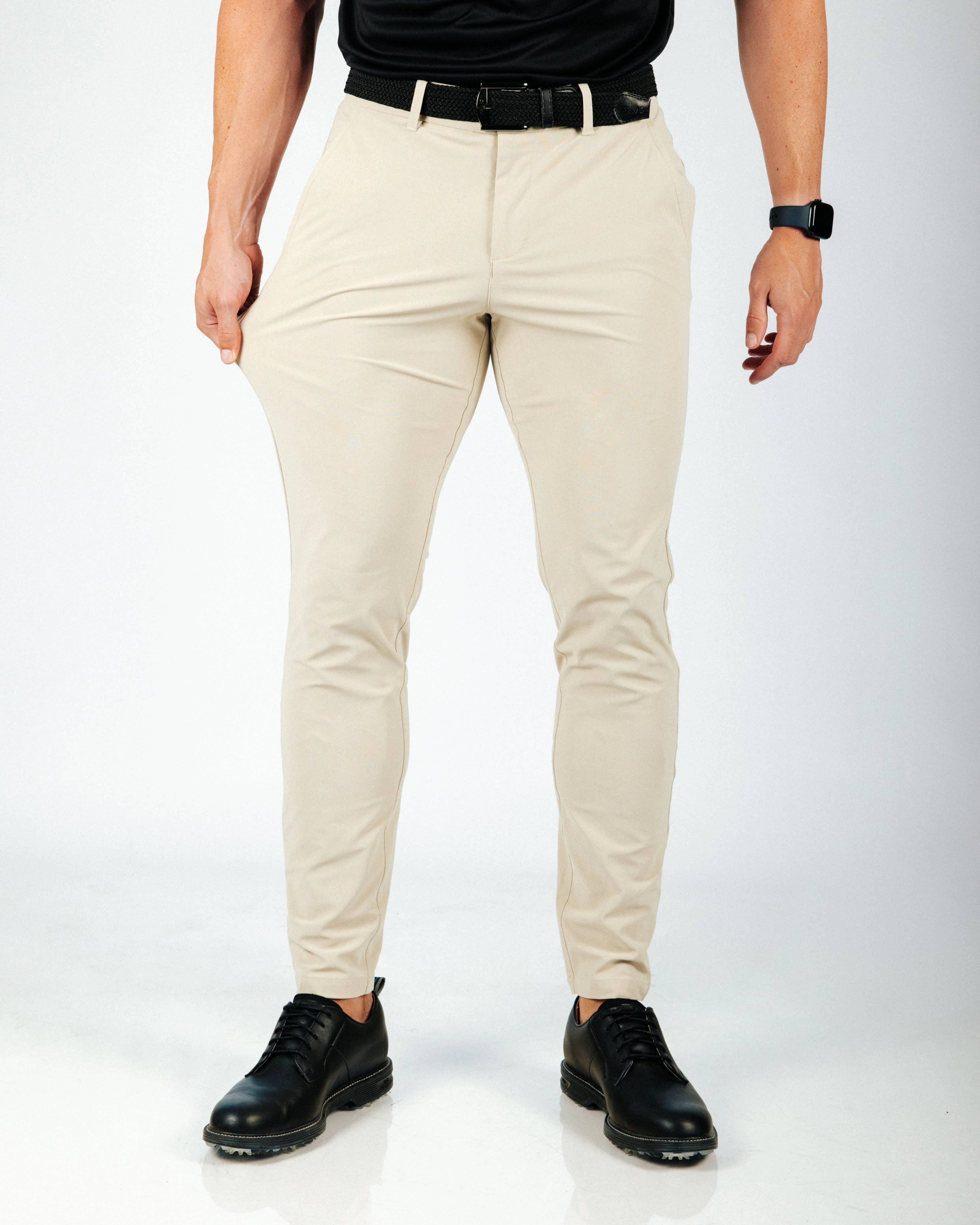 Light Khaki Traditional Pants simple design