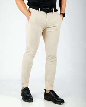Non Iron Technology Light Khaki Traditional Pants