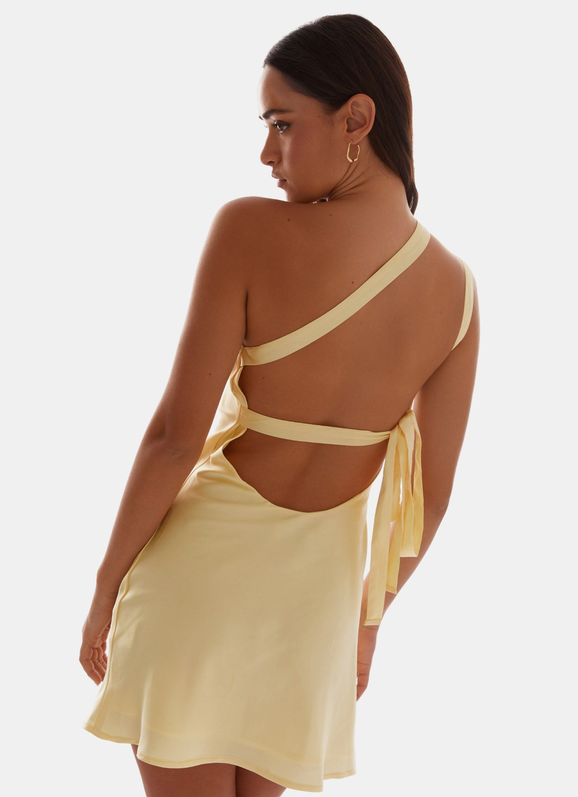Lights Out Mini Dress - Yellow Light Base