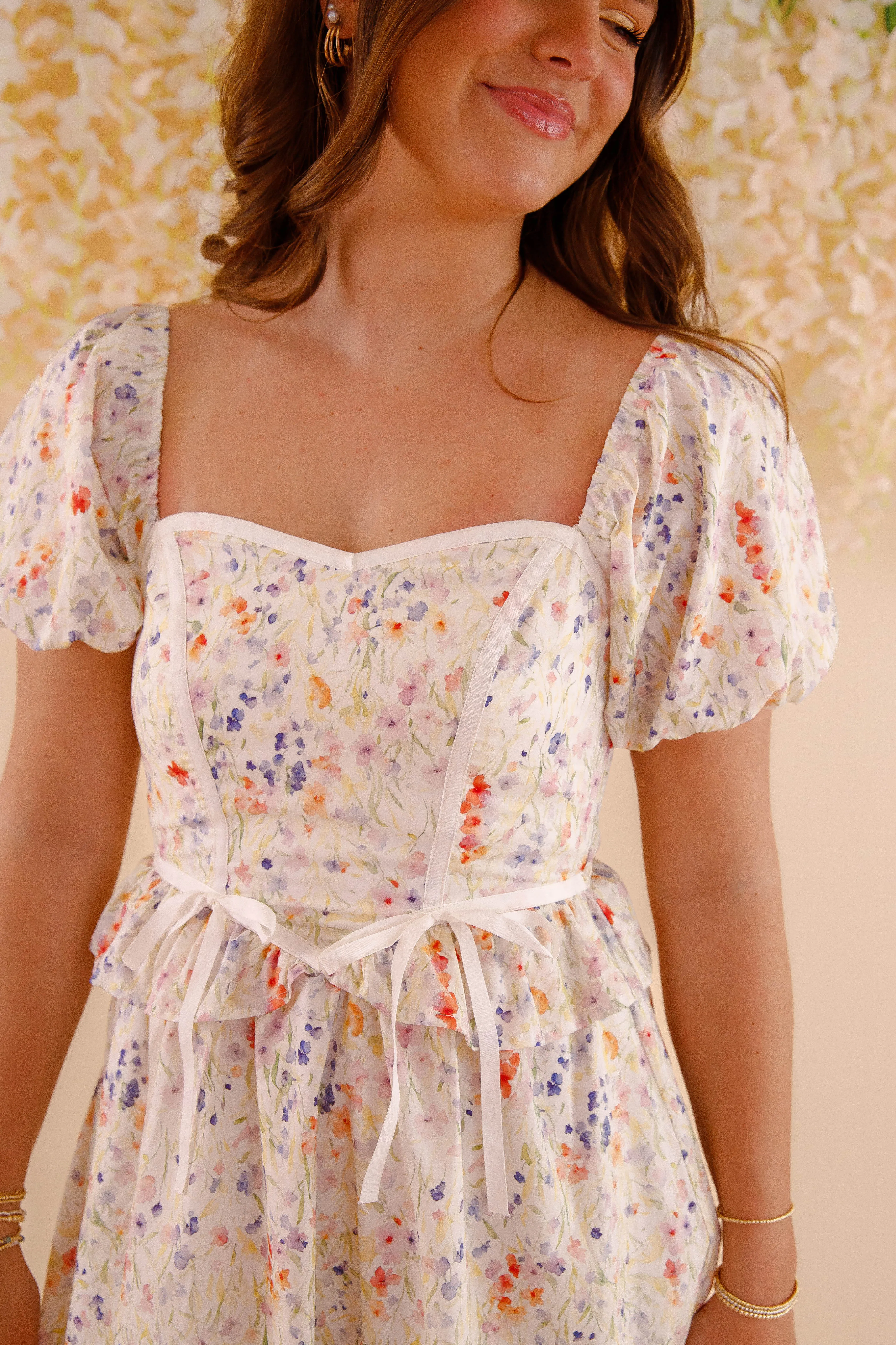 Hear My Story Midi Dress Event Glow High-waisted evening piece