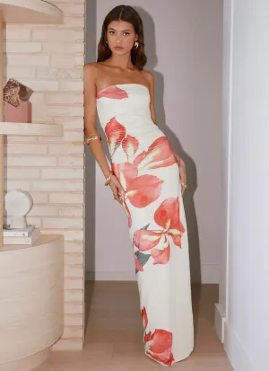 Tailored Piece Pure Motion Bellanca Strapless Maxi Dress - Siena Floral