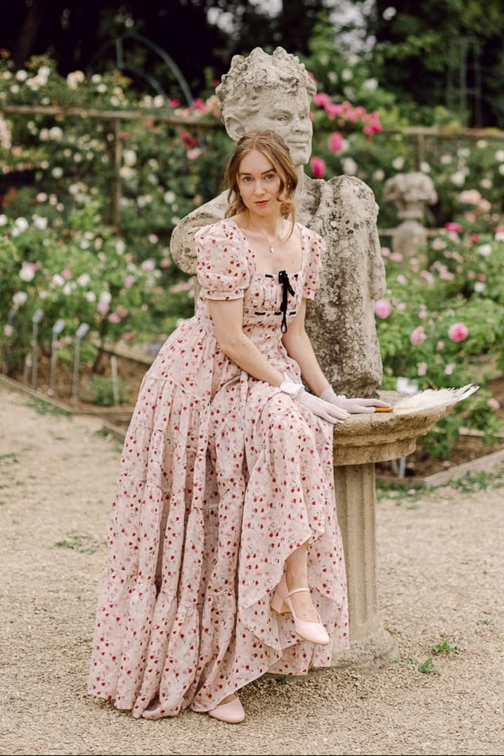 Fashion Staple Queena 22 | Empired Maxi linen dress