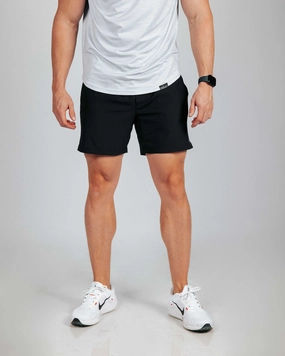 Men's Black Active Shorts Modern Comfort