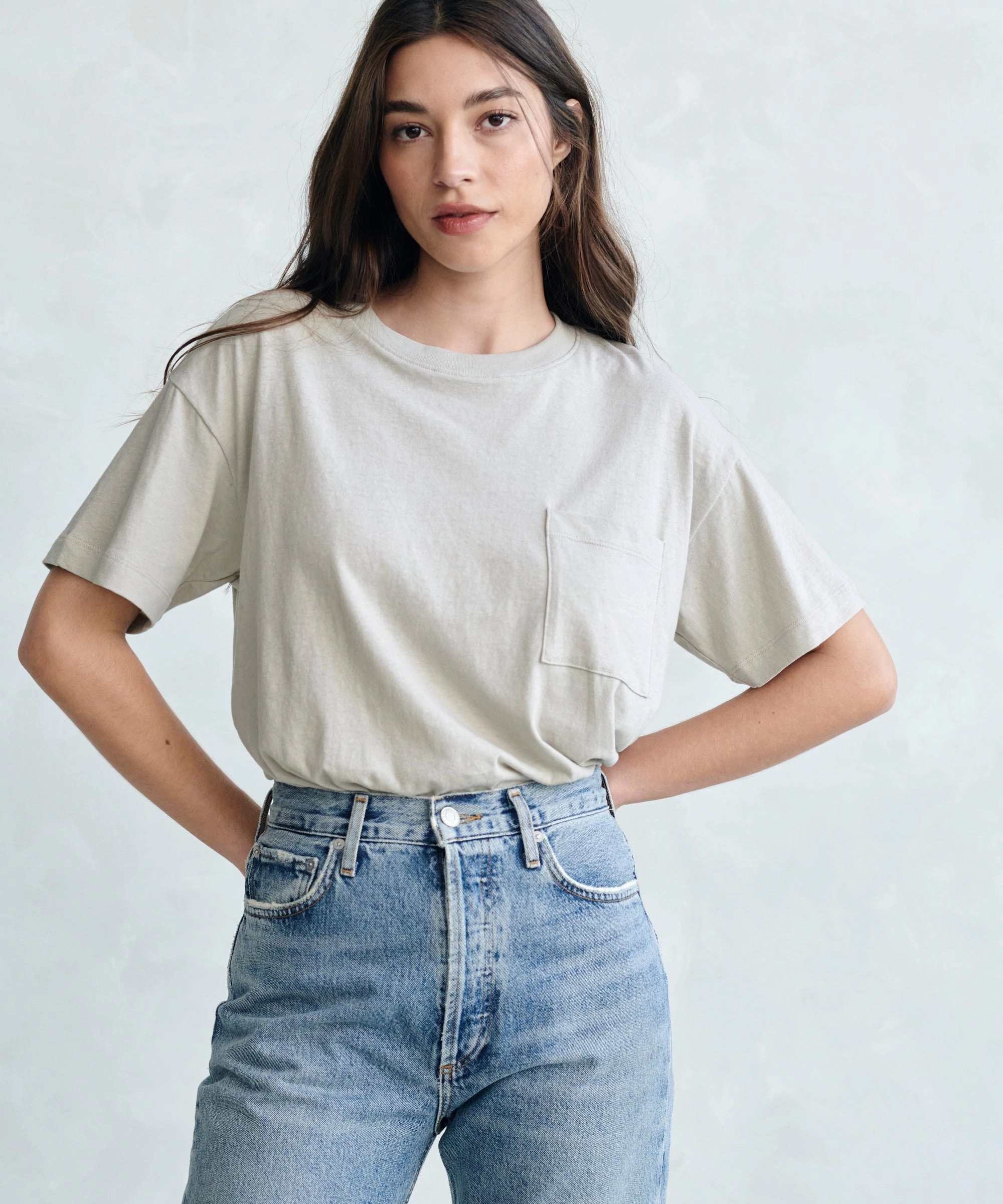 Vintage Pocket Tee FadeResistant Dye