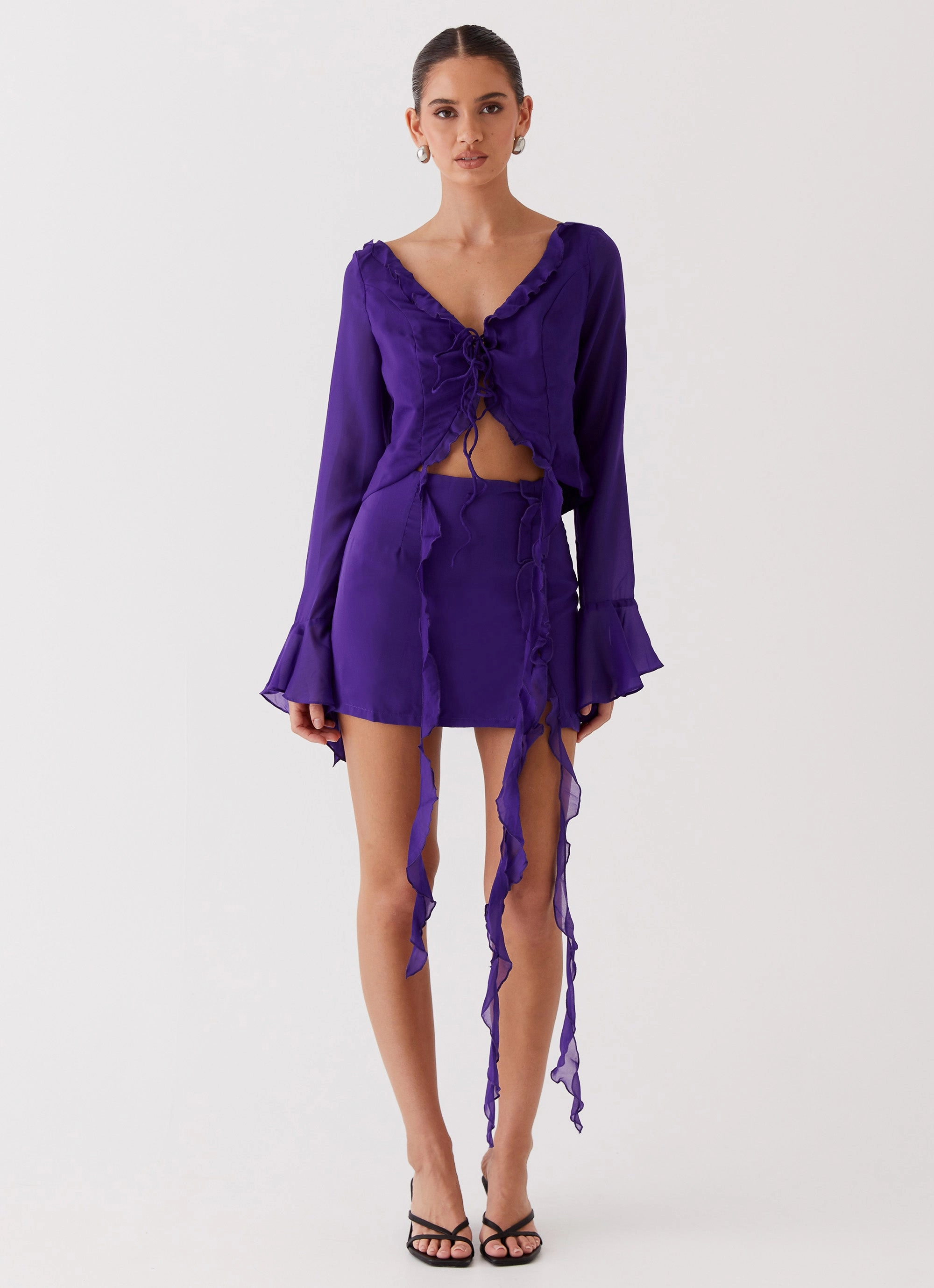 My Favourite Part Blouse - Violet Anti Pilling Surface Treatment LowProfile Design