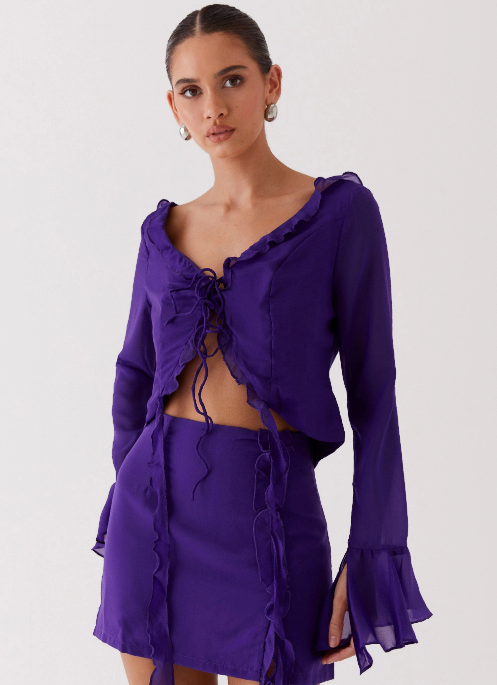 My Favourite Part Blouse - Violet Low Profile Insulation