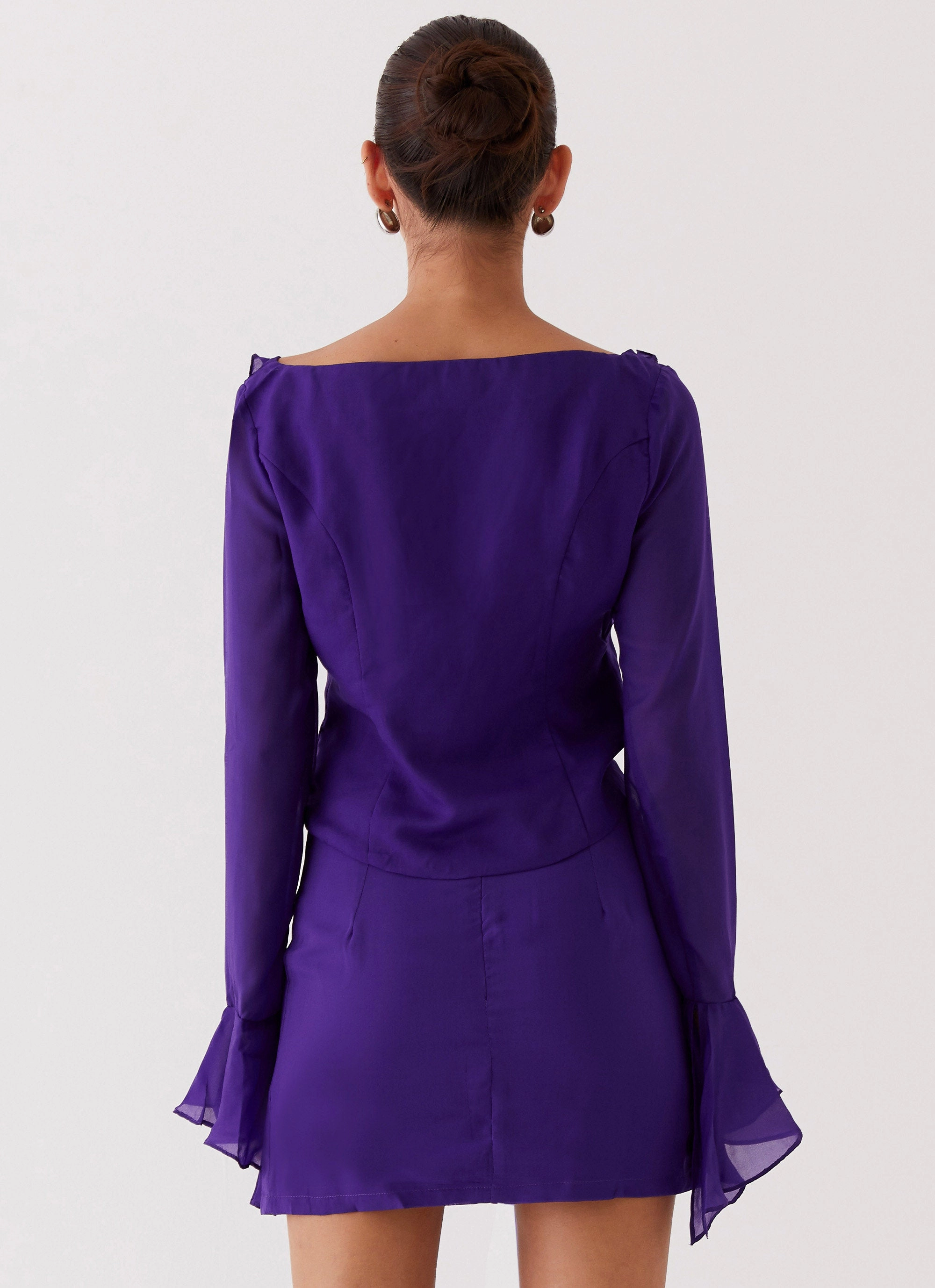 My Favourite Part Blouse - Violet Minimalist Style