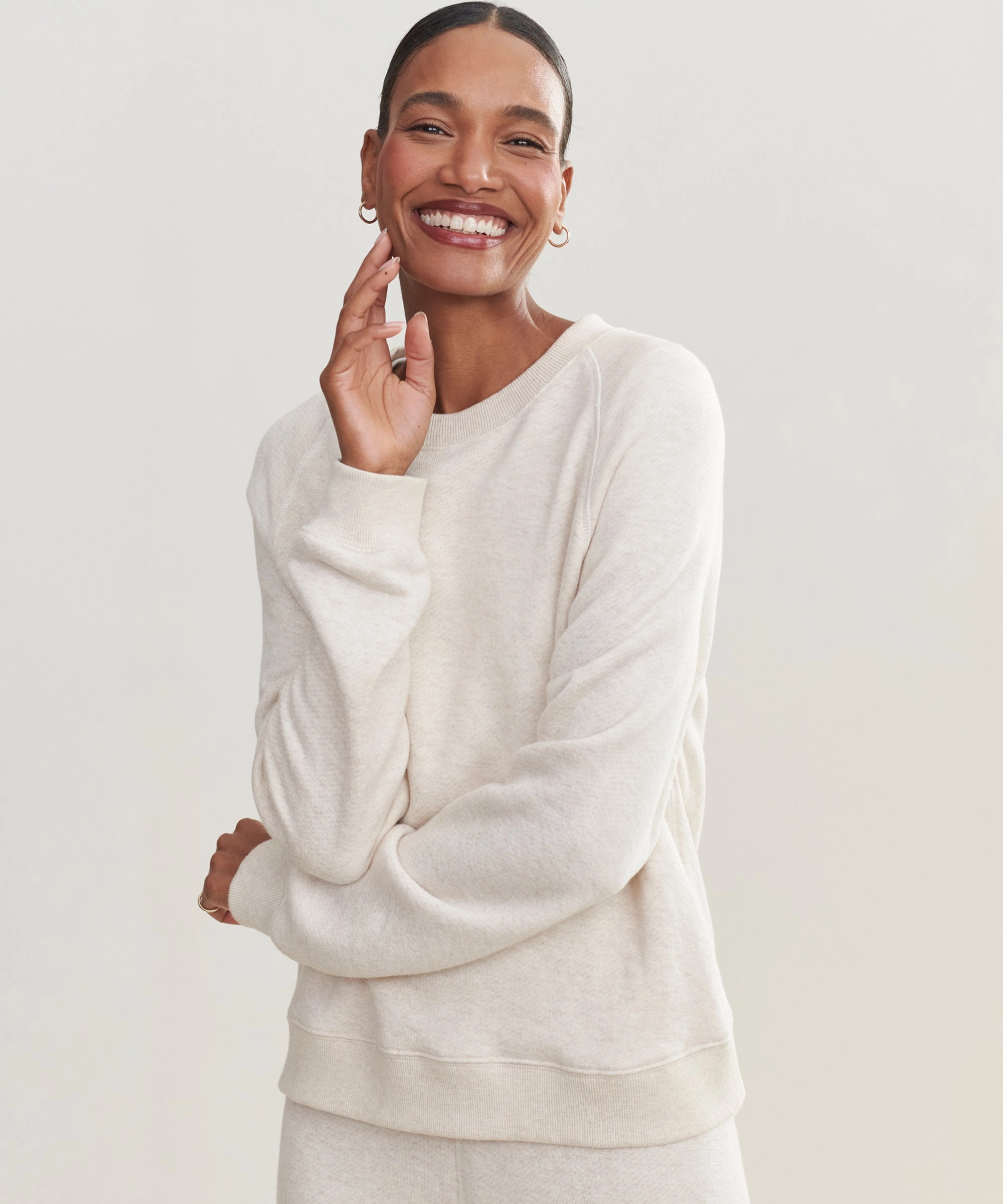 Reflective Trim Saturday Sweatshirt