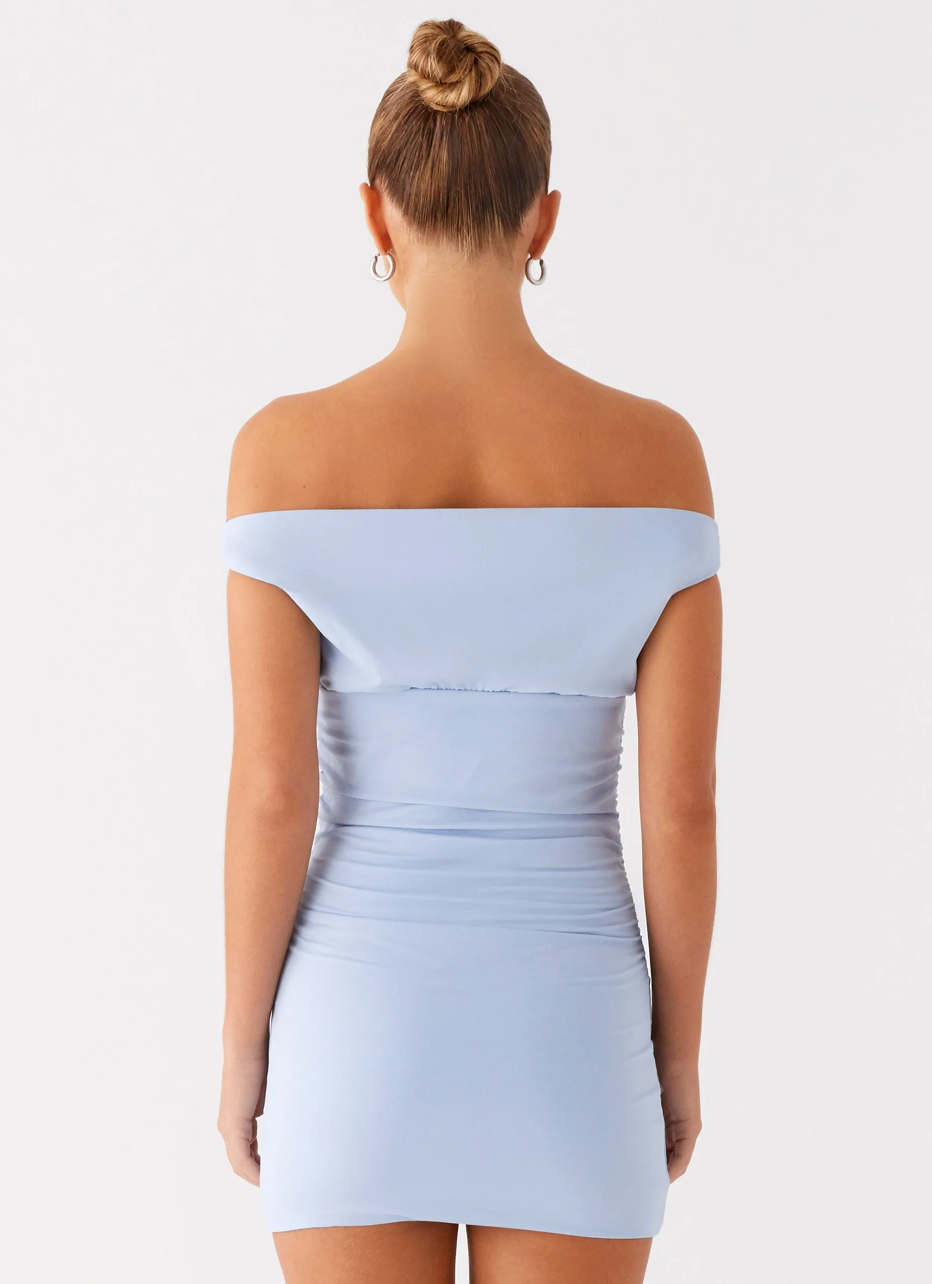 Modern Appearance Elegant knee-length dress Lilosa Mini Dress - Blue