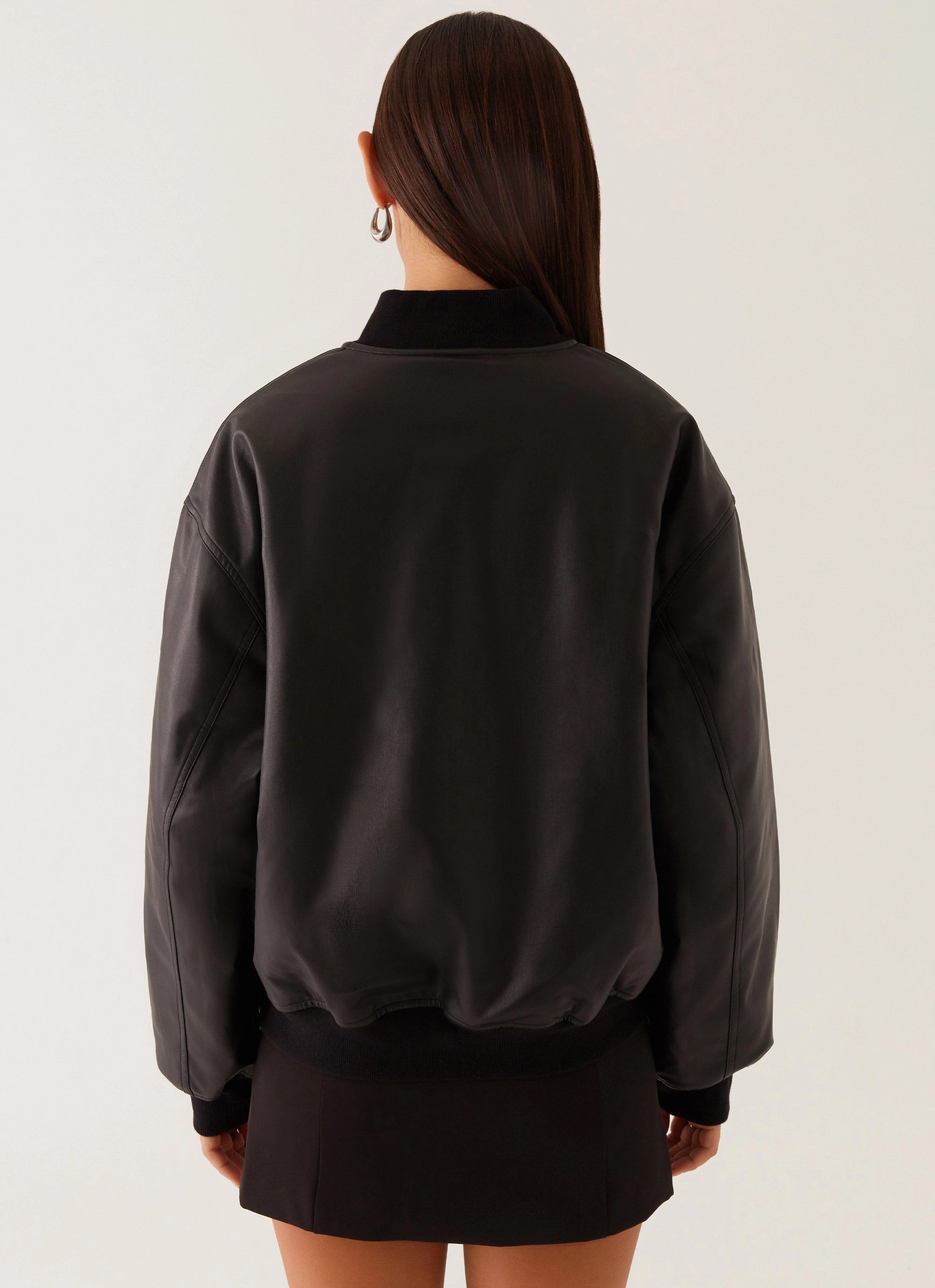 EcoFriendlyInsulation Eco Friendly Production Lincoln Bomber Jacket - Black