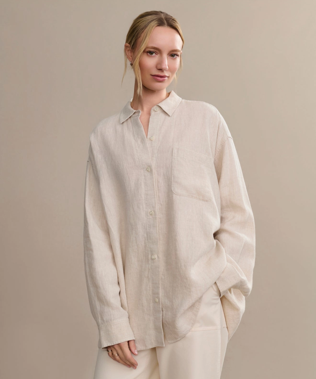 Trendy Cardigan Linen Colby Shirt