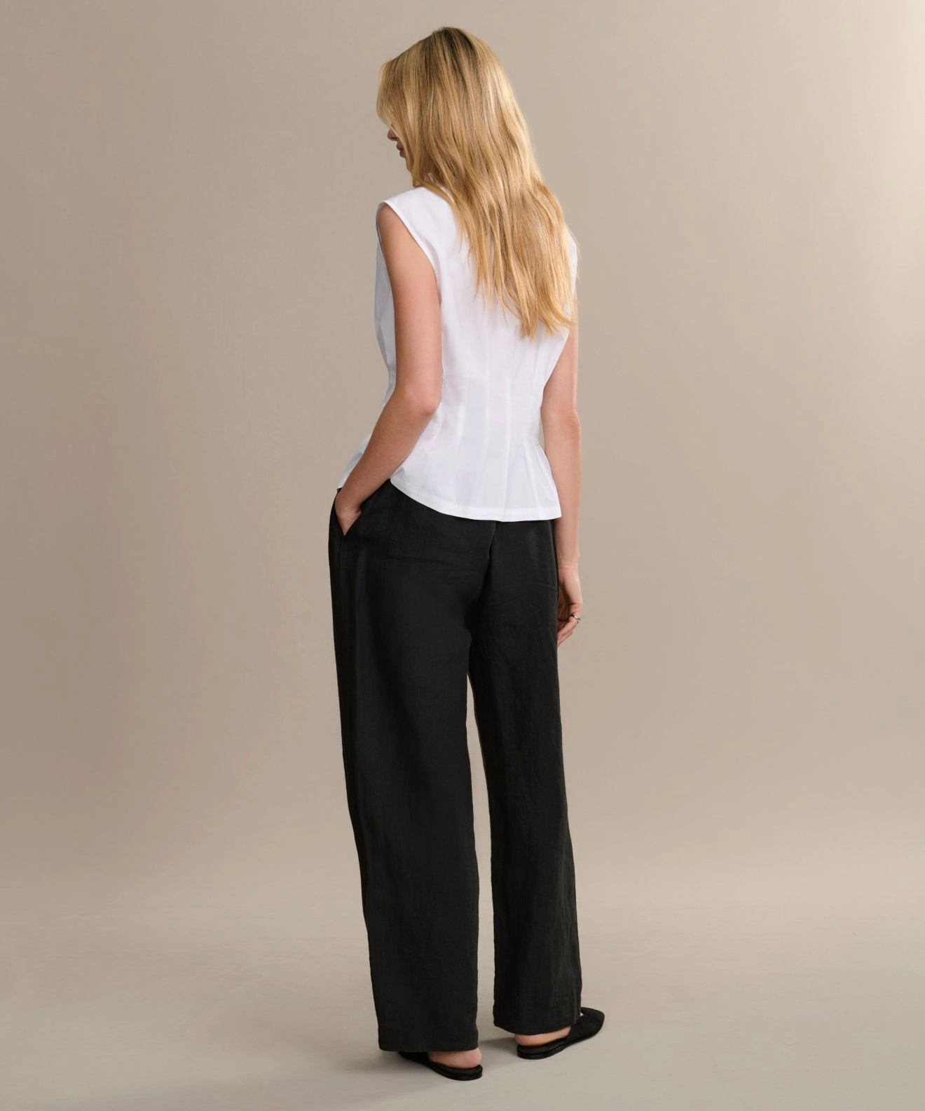 Linen Logan Pant Work Ready