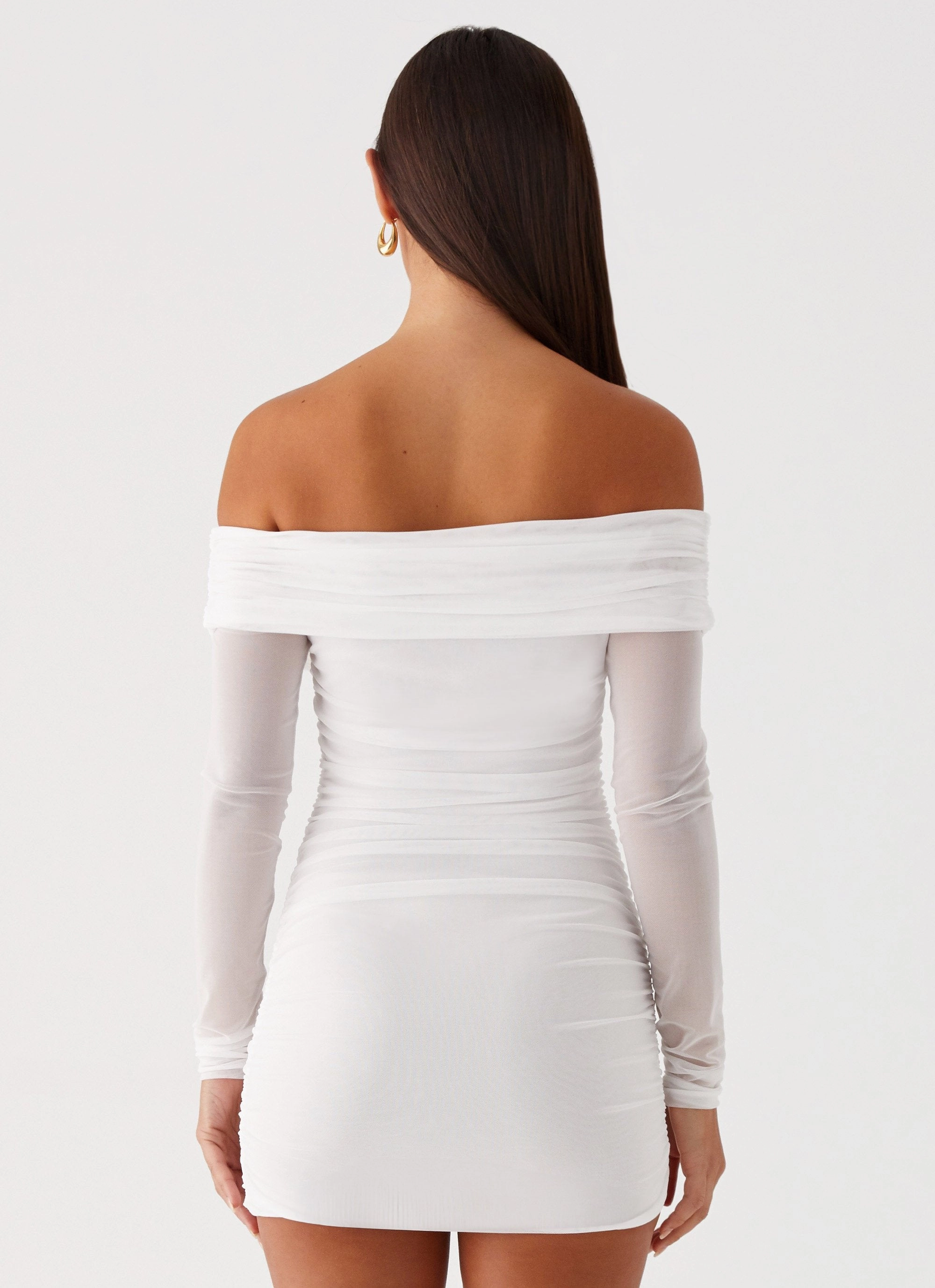 Liquid Spirit Mini Dress - White All-Purpose Comfort