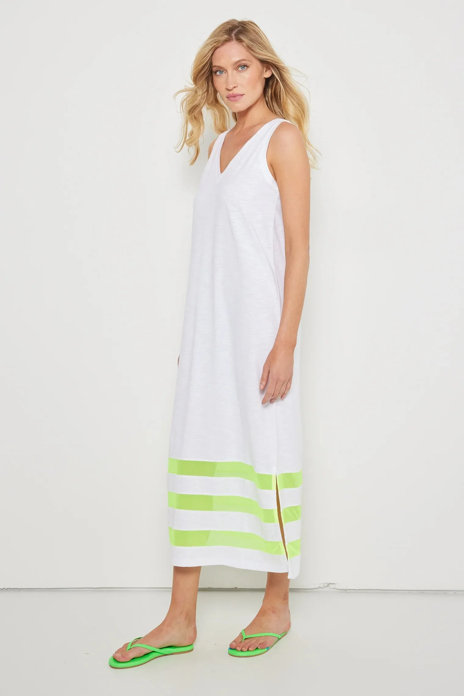 Short Sleeve Best-Seller Lisa Todd Best Dressed Dress White