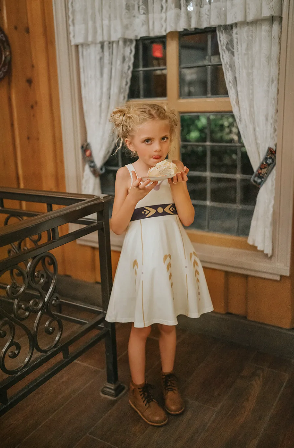 Little Ice Princess Autumn Twirl Dress