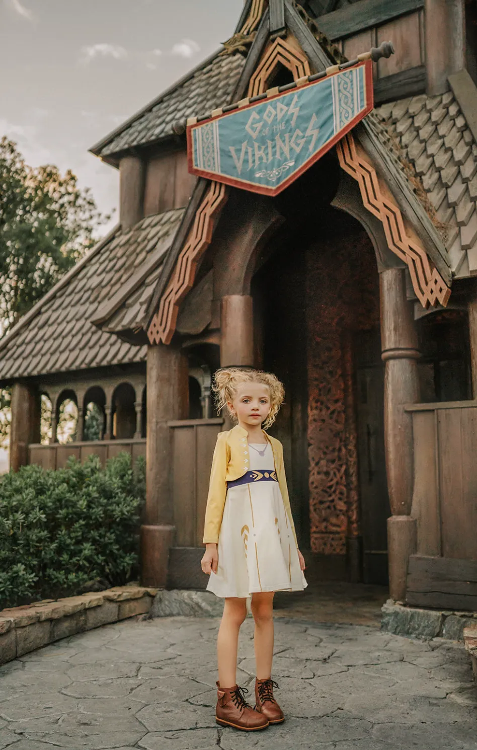Little Ice Princess Autumn Twirl Dress