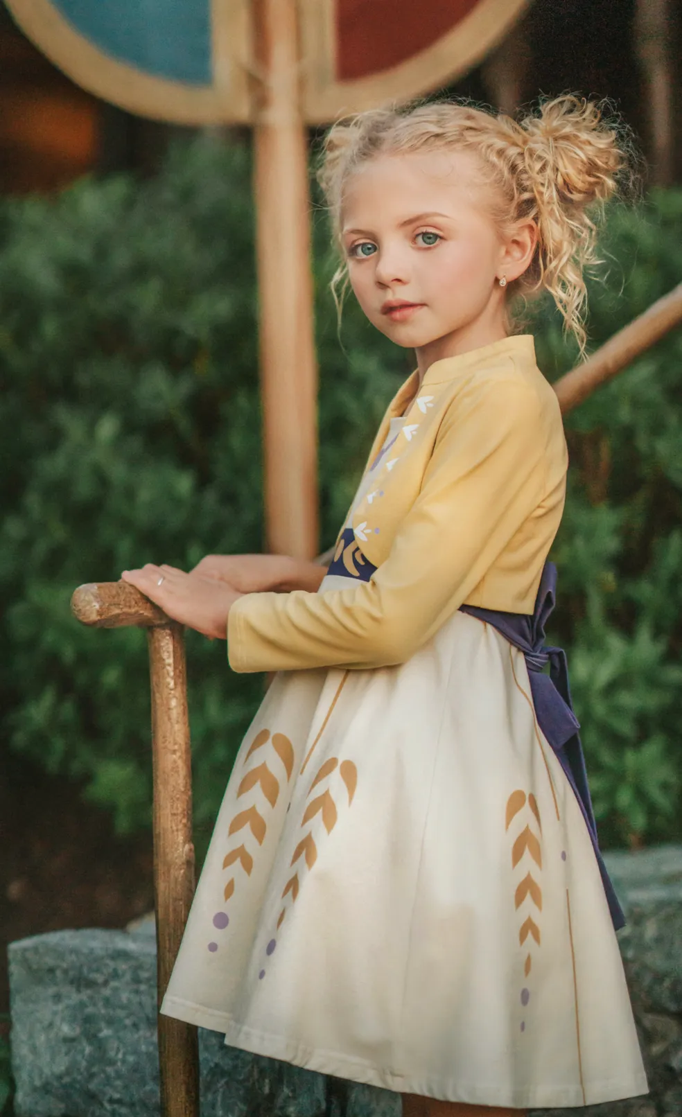 Little Ice Princess Autumn Twirl Dress