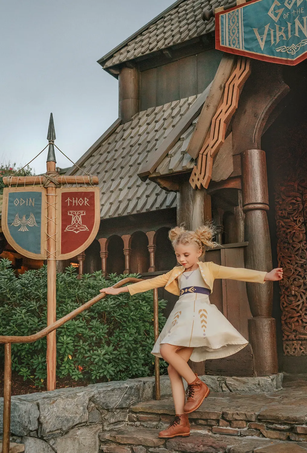 Little Ice Princess Autumn Twirl Dress