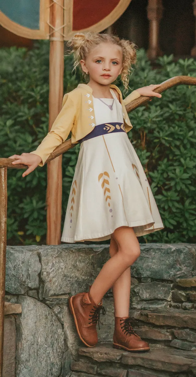 Little Ice Princess Autumn Twirl Dress
