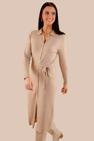 Cozy Wear Elegant Touch Live In It Midi Dress