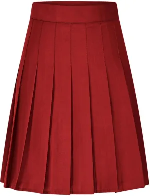 Lmdudan Plus Size Pleated Mini Skirt for Women High Waist Tennis School Uniform Skirts Athletic Golf Skorts with Shorts