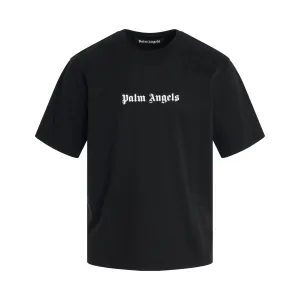 Logo Slim T-Shirt in Black White