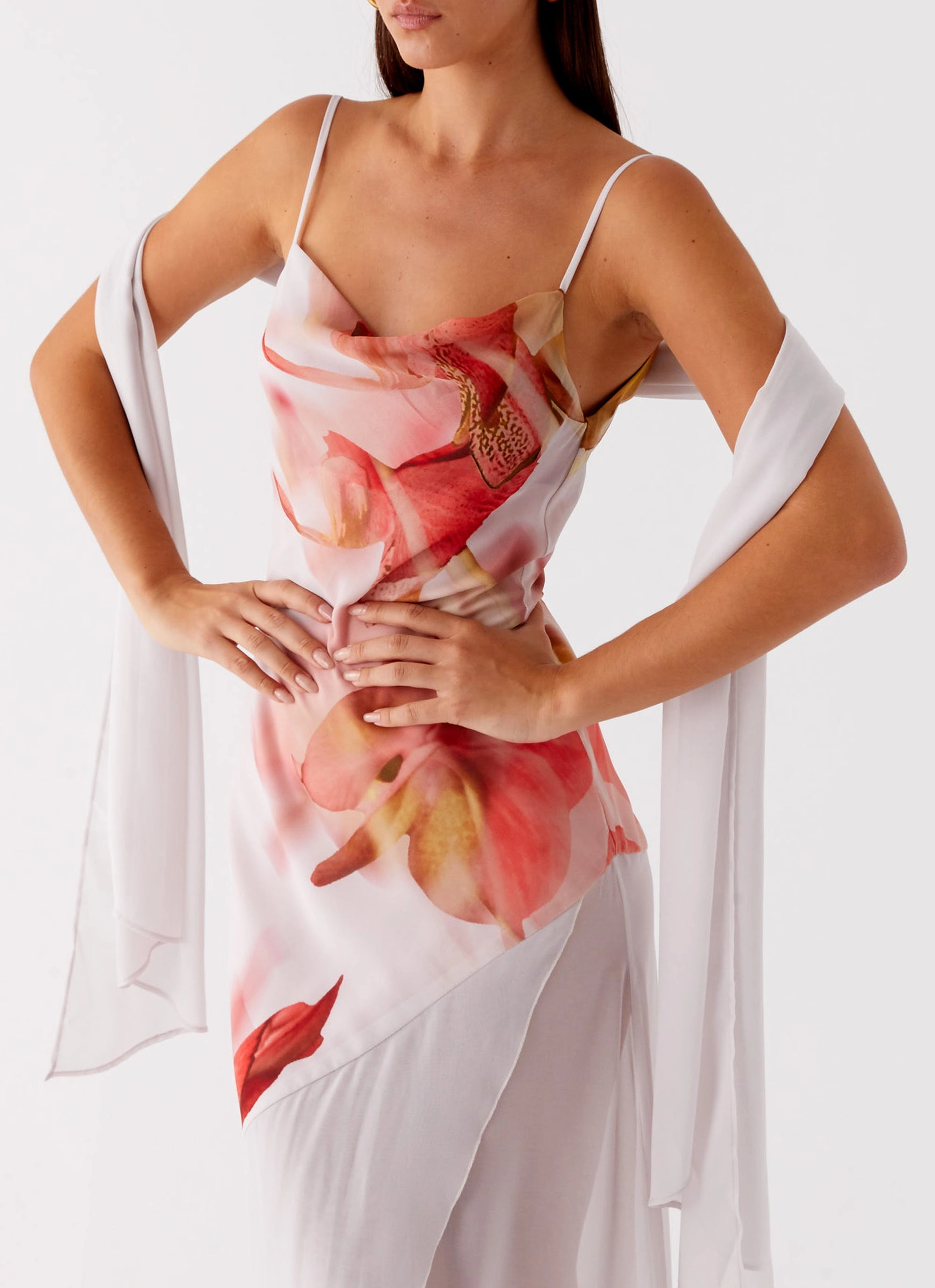 Loire Maxi Dress - Peach Rose Sophisticated Design Timeless Fashion