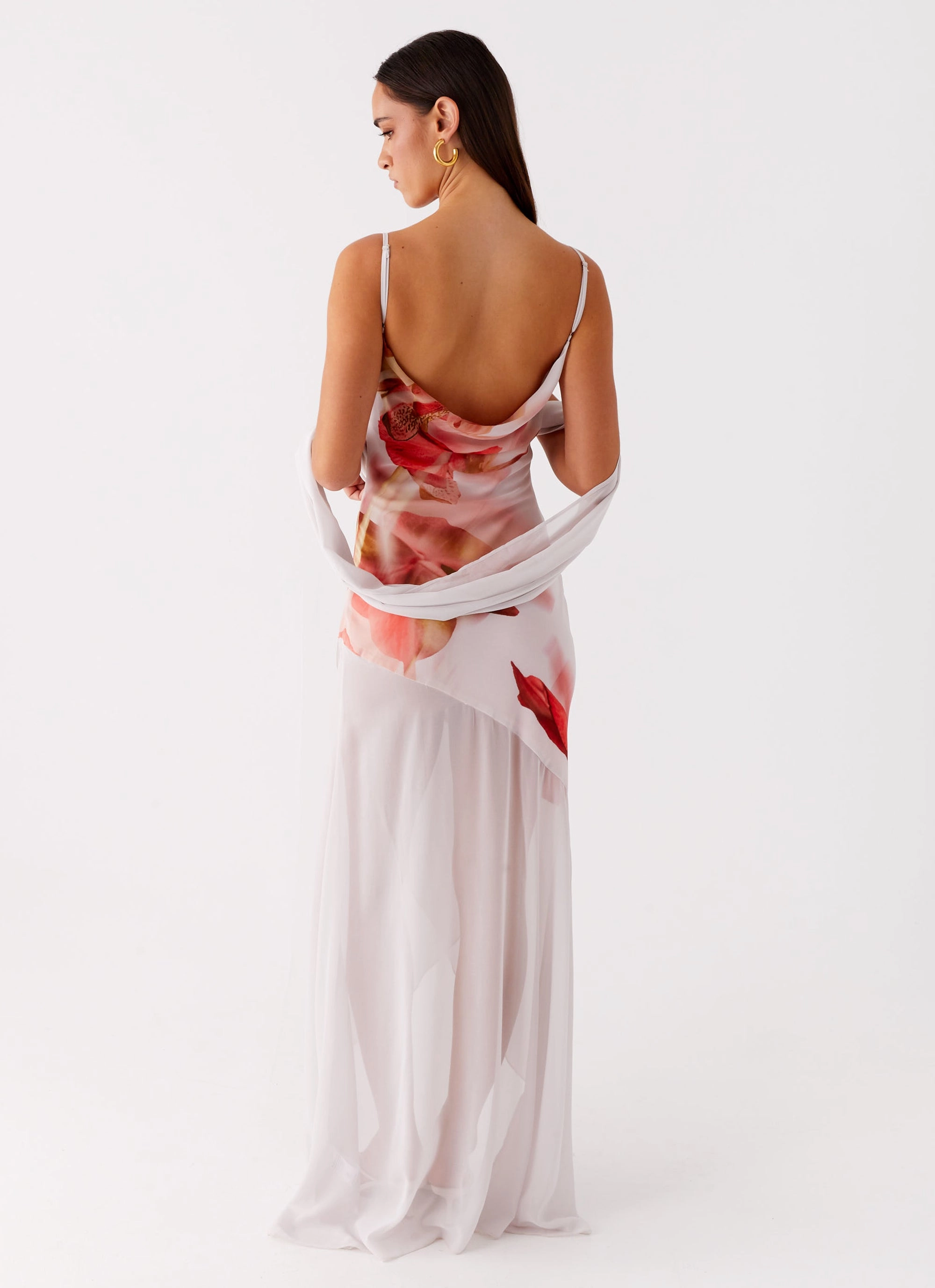 Loire Maxi Dress - Peach Rose Calm Touch
