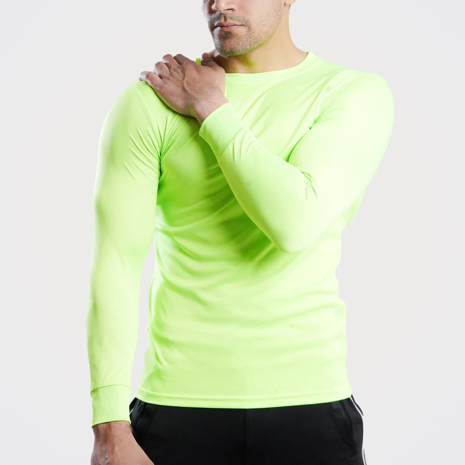 Long Sleeve Dry Fit Green Tee Shirt |  Pack of 6