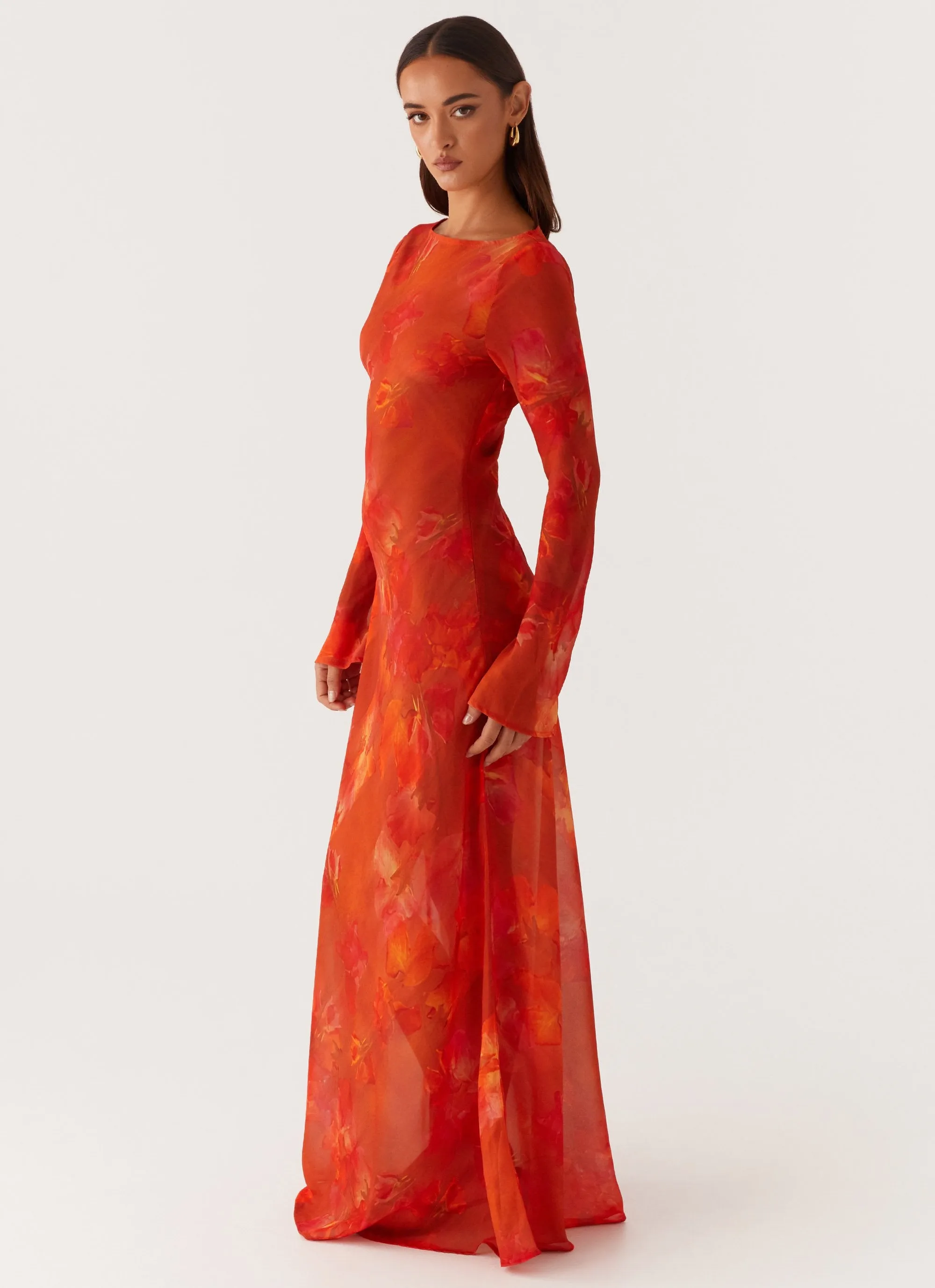 Regular-fit Lorde Maxi Dress - Amber