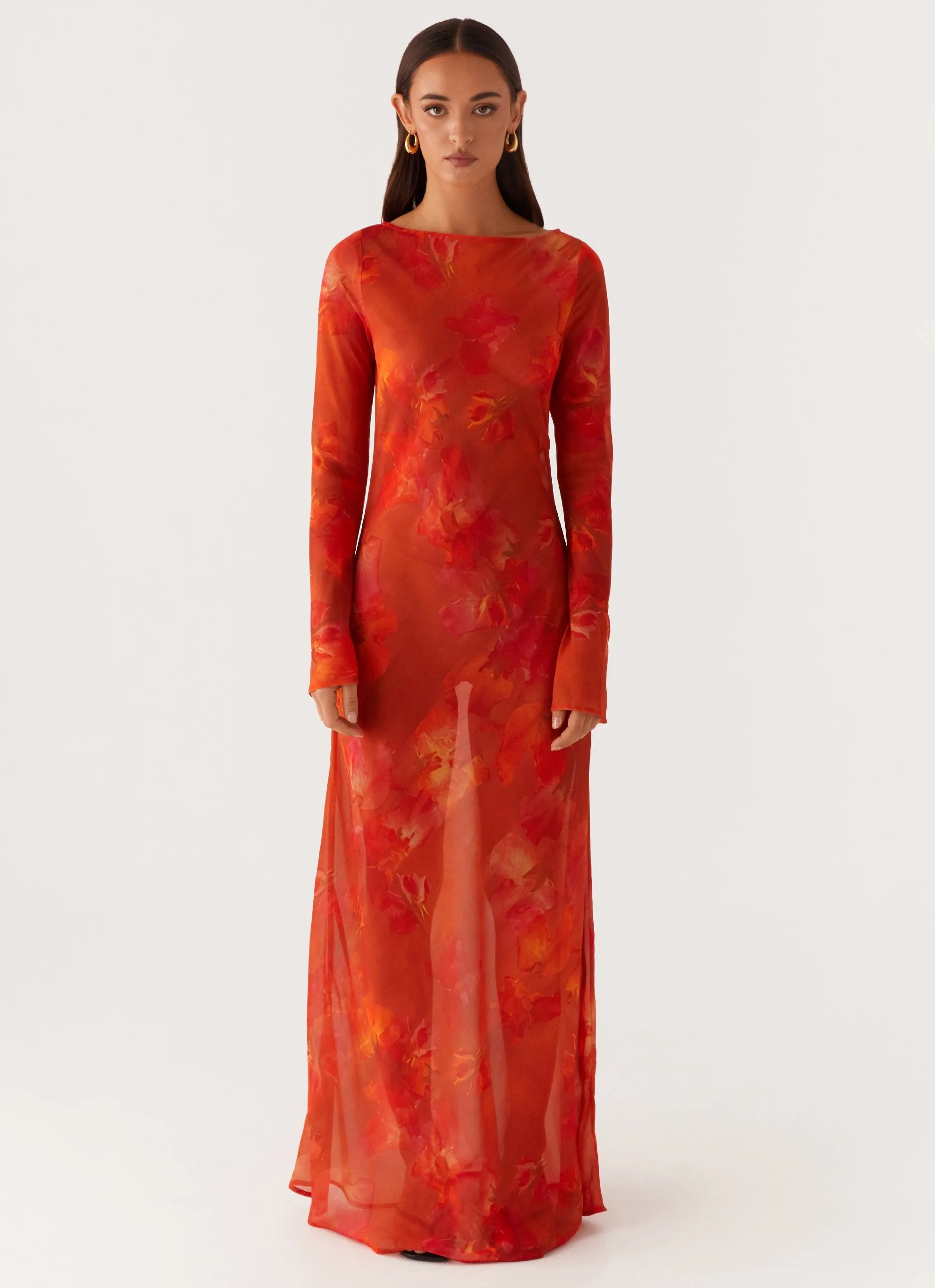 Lorde Maxi Dress - Amber Retro Vibes